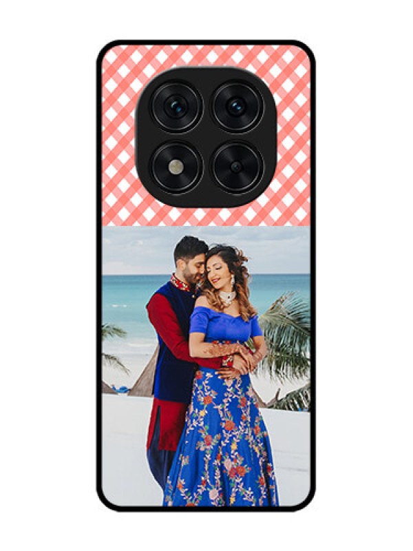 Custom Redmi Note 14 Pro 5G Custom Glass Phone CasePink Pattern Design