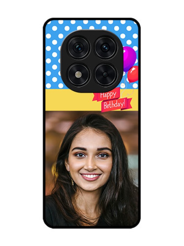 Custom Redmi Note 14 Pro 5G Custom Glass Phone CaseHappy Birthday Design