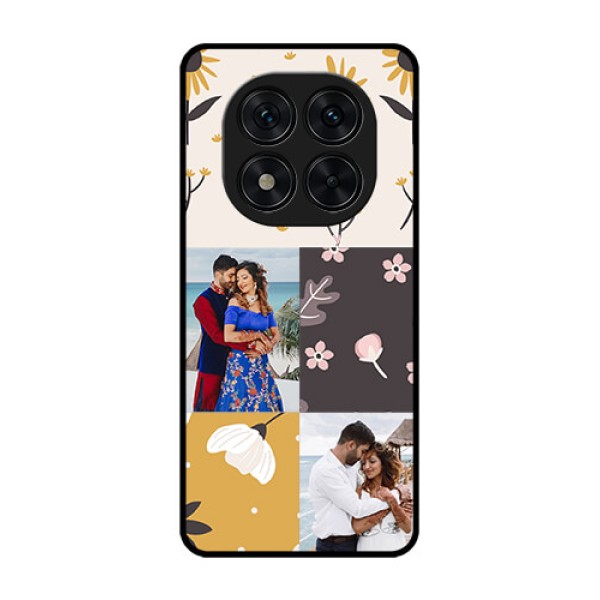 Redmi Note 14 Pro 5G Custom Glass Phone Case3 Images With Floral Design Redmi Note 14 Pro 5G Custom Glass Phone Case3 Images With Floral Design