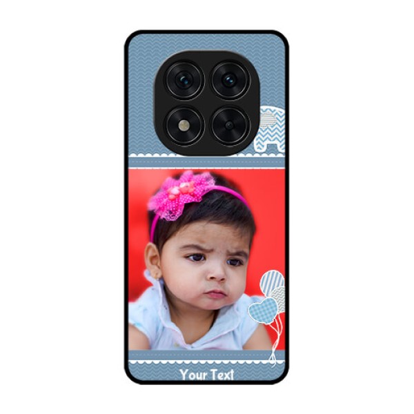 Redmi Note 14 Pro 5G Custom Glass Phone CaseWith Kids Pattern Design