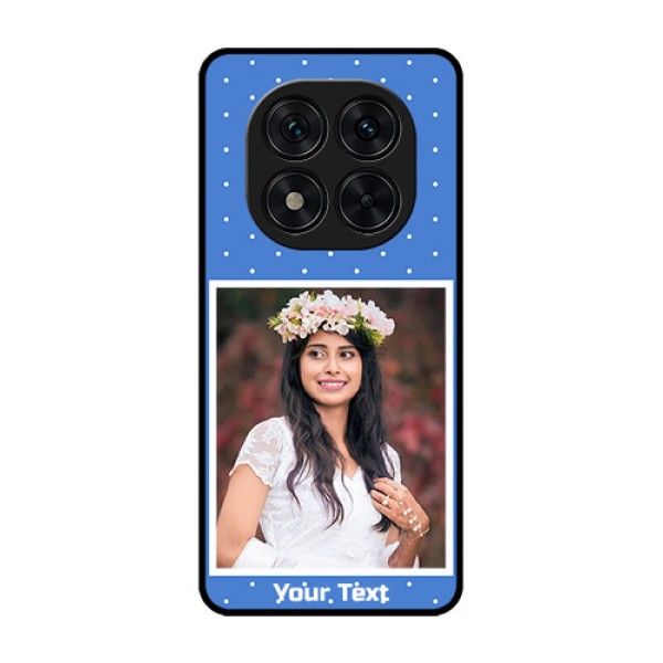 Redmi Note 14 Pro 5G Custom Glass Phone CasePolka Dots Design