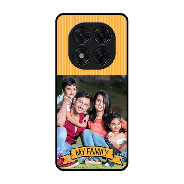 Redmi Note 14 Pro 5G Custom Glass Phone CaseMy Family Design