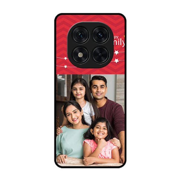 Redmi Note 14 Pro 5G Custom Glass Phone CaseHappy Family Design
