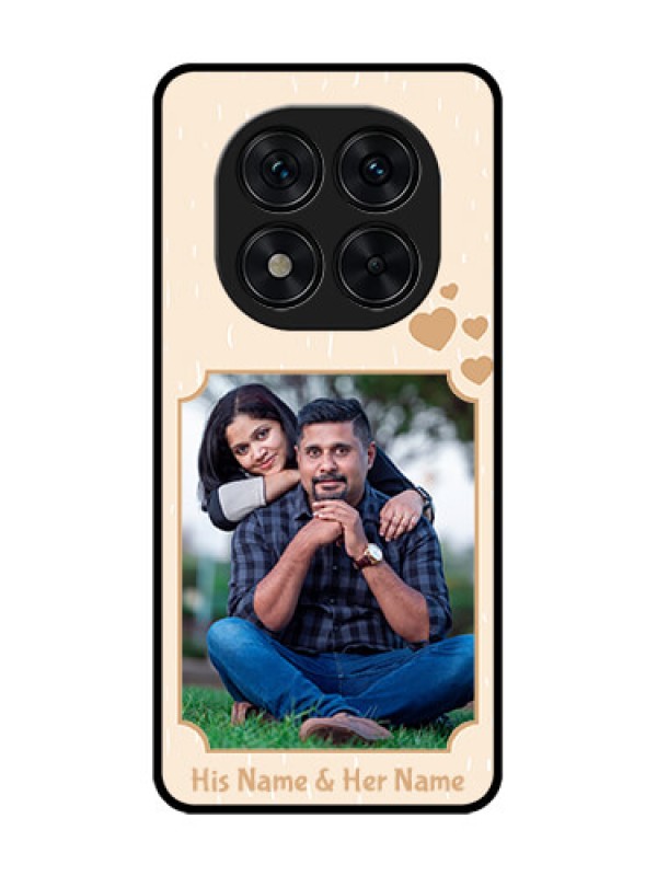 Custom Redmi Note 14 Pro 5G Custom Glass Phone CaseWith Confetti Love Design