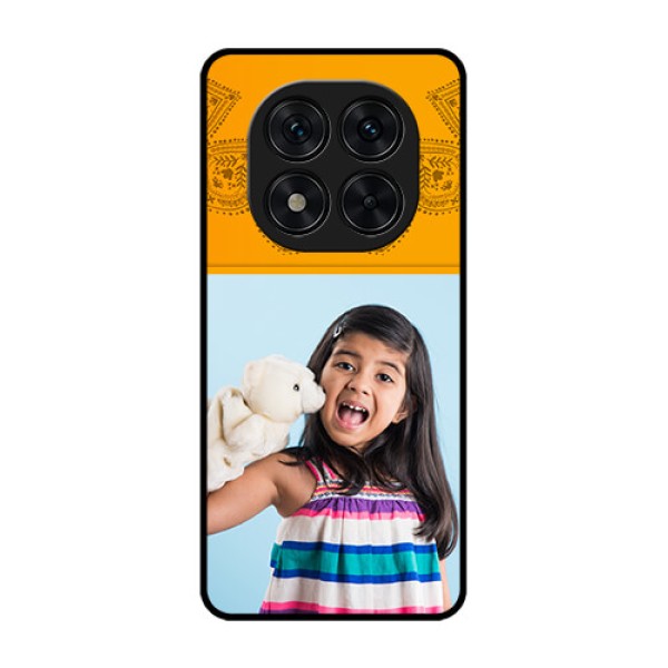 Redmi Note 14 Pro 5G Custom Glass Phone CasePhoto Wedding Design
