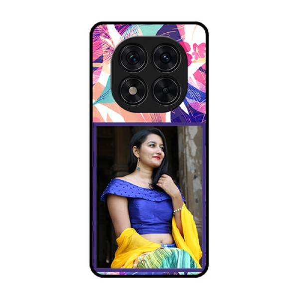 Redmi Note 14 Pro 5G Custom Glass Phone CaseAbstract Floral Design Redmi Note 14 Pro 5G Custom Glass Phone CaseAbstract Floral Design