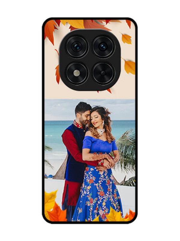 Custom Redmi Note 14 Pro 5G Custom Glass Phone CaseAutumn Maple Leaves Design