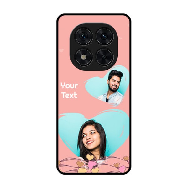 Redmi Note 14 Pro 5G Custom Glass Phone CaseLove Doodle Design