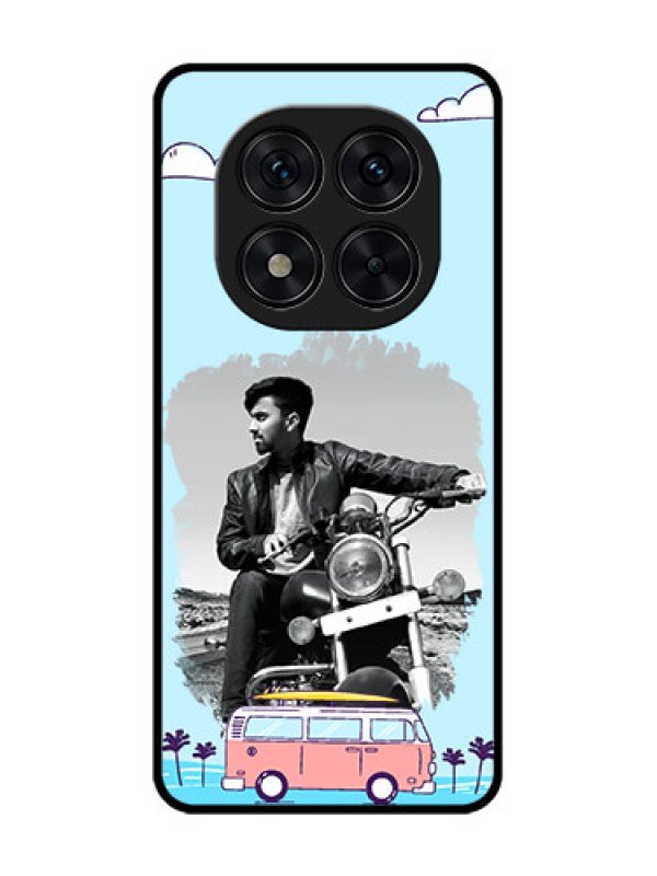 Custom Redmi Note 14 Pro 5G Custom Glass Phone CaseTravel and Adventure Design