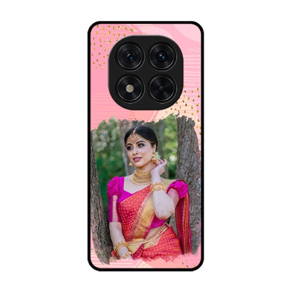 Redmi Note 14 Pro 5G Custom Glass Phone CaseGold Glitter Splash Design Redmi Note 14 Pro 5G Custom Glass Phone CaseGold Glitter Splash Design