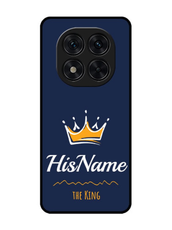 Custom Redmi Note 14 Pro 5G Custom Glass Phone CaseKing With Name Design