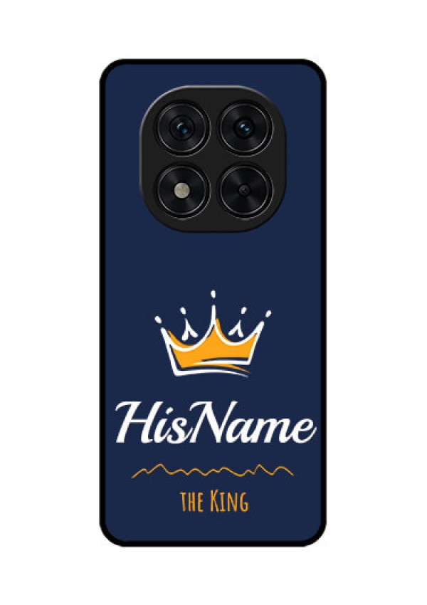 Redmi Note 14 Pro 5G Custom Glass Phone CaseKing With Name Design
