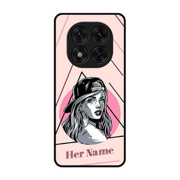 Redmi Note 14 Pro 5G Custom Glass Phone CaseRockstar Girl Design Redmi Note 14 Pro 5G Custom Glass Phone CaseRockstar Girl Design