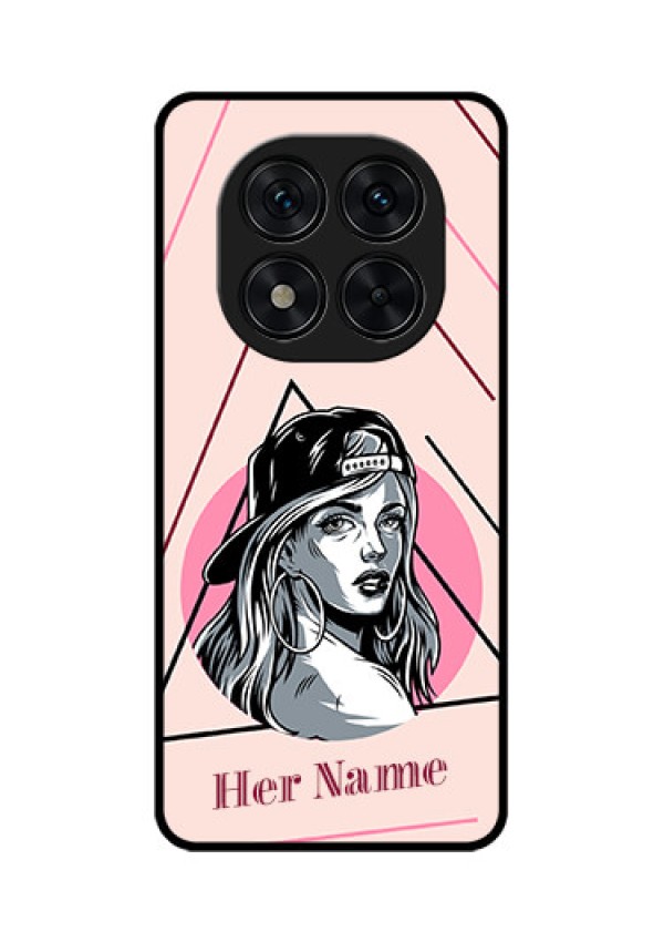 Redmi Note 14 Pro 5G Custom Glass Phone CaseRockstar Girl Design