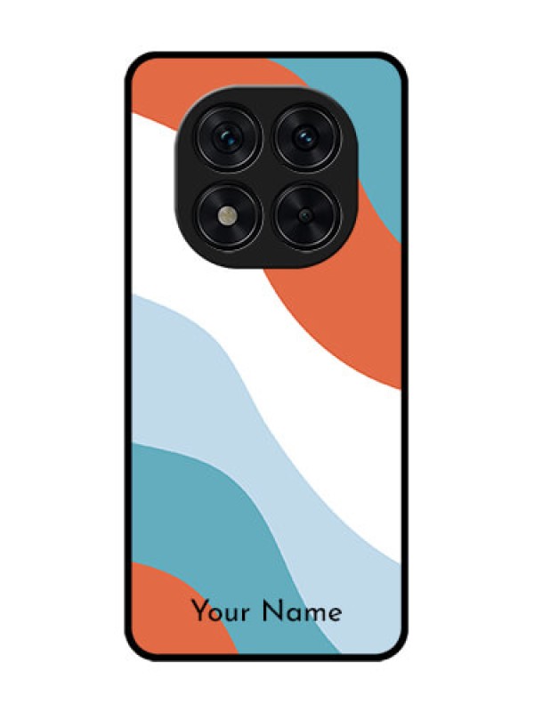 Custom Redmi Note 14 Pro 5G Custom Glass Phone CaseColoured Waves Design