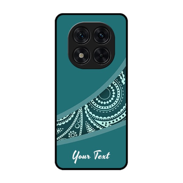 Redmi Note 14 Pro 5G Custom Glass Phone CaseSemi Visible Floral Design