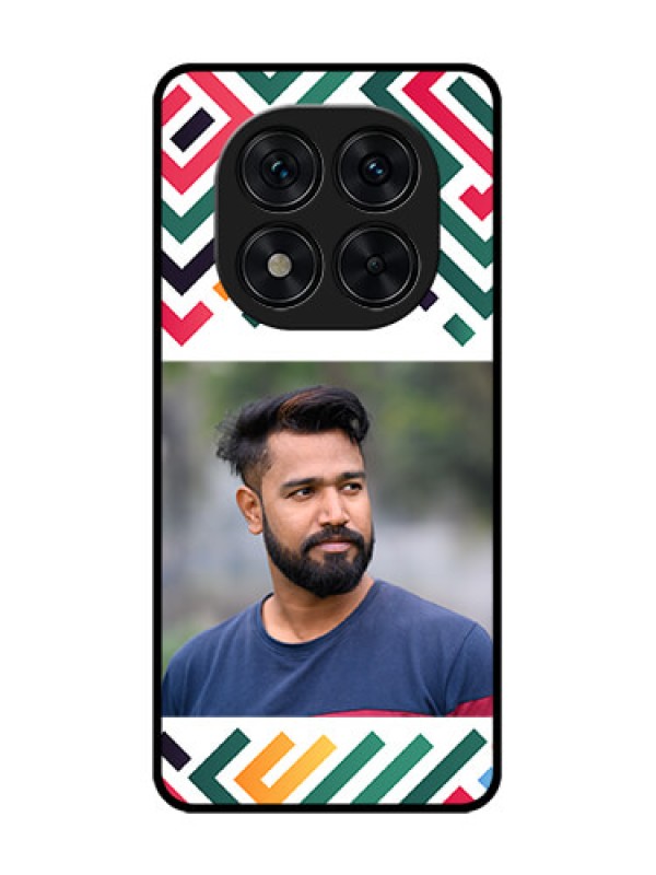 Custom Redmi Note 14 Pro 5G Custom Glass Phone CaseColorful Maze Pattern Design