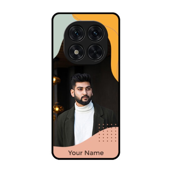 Redmi Note 14 Pro 5G Custom Glass Phone CaseTri - Coloured Overlay Design Redmi Note 14 Pro 5G Custom Glass Phone CaseTri - Coloured Overlay Design