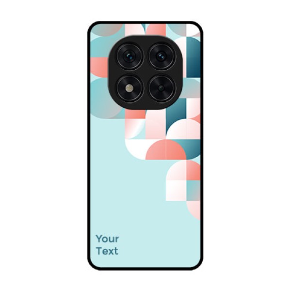 Redmi Note 14 Pro 5G Custom Glass Phone CaseStylish Semi - Circle Pattern Design Redmi Note 14 Pro 5G Custom Glass Phone CaseStylish Semi - Circle Pattern Design