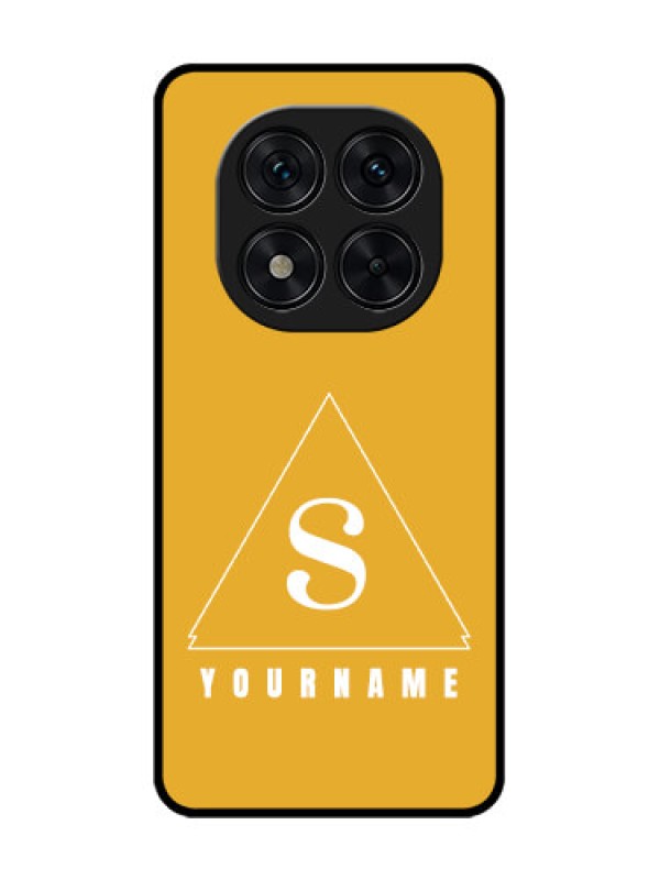 Custom Redmi Note 14 Pro 5G Custom Glass Phone CaseSimple Triangle Design