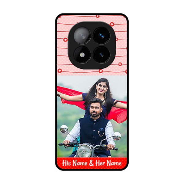 Redmi Note 14 Pro Plus 5G Custom Glass Phone CaseRed Pattern Case Design Redmi Note 14 Pro Plus 5G Custom Glass Phone CaseRed Pattern Case Design