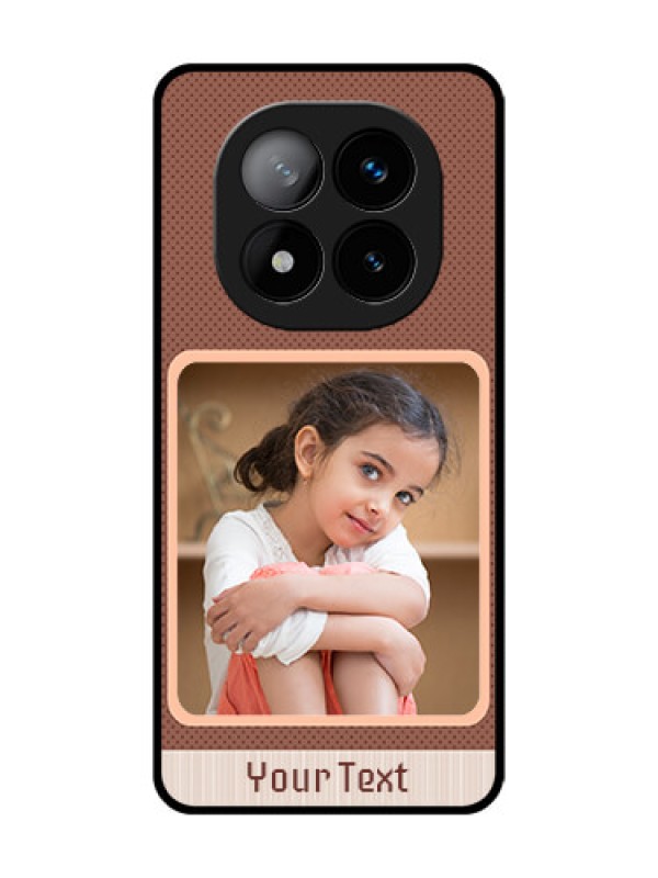 Custom Redmi Note 14 Pro Plus 5G Custom Glass Phone CaseSimple Pic Upload Design