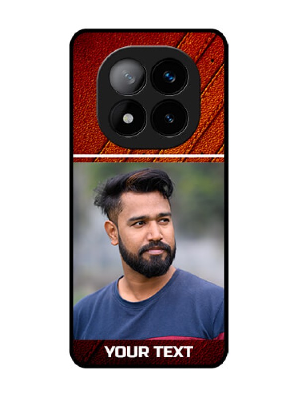 Custom Redmi Note 14 Pro Plus 5G Custom Glass Phone CaseLeather Phone Case Design