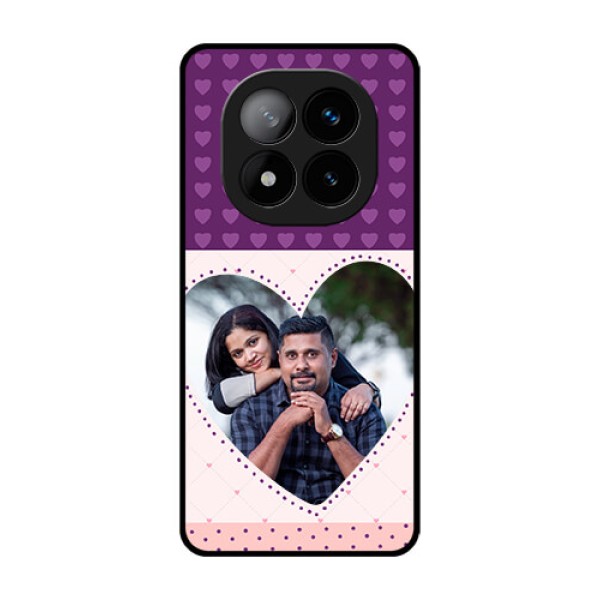 Redmi Note 14 Pro Plus 5G Custom Glass Phone CaseViolet Love Dots Design Redmi Note 14 Pro Plus 5G Custom Glass Phone CaseViolet Love Dots Design