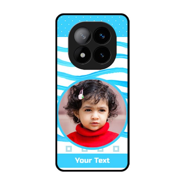 Redmi Note 14 Pro Plus 5G Custom Glass Phone CaseSimple Blue Case Design Redmi Note 14 Pro Plus 5G Custom Glass Phone CaseSimple Blue Case Design