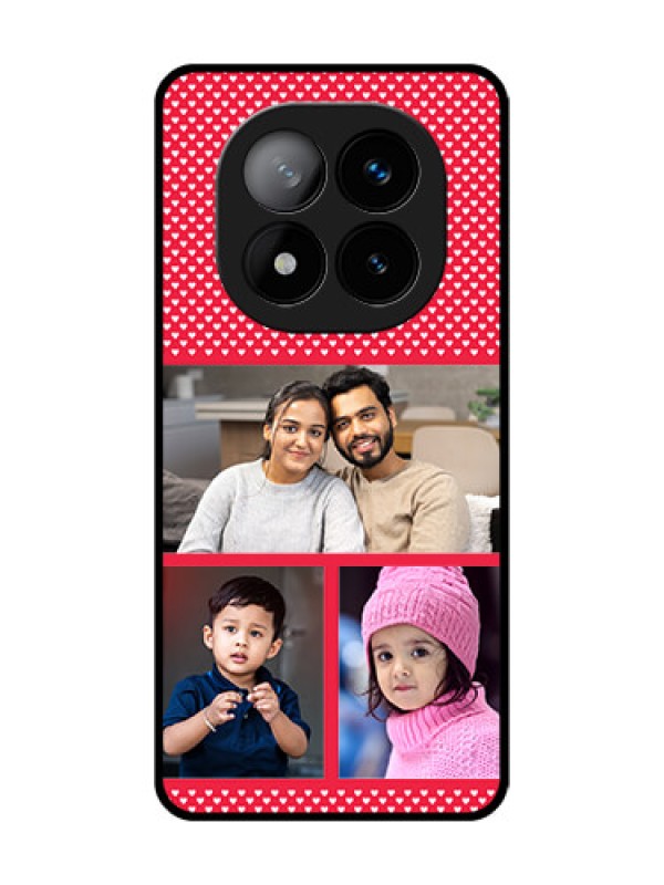 Custom Redmi Note 14 Pro Plus 5G Custom Glass Phone CaseBulk Photo Upload Design