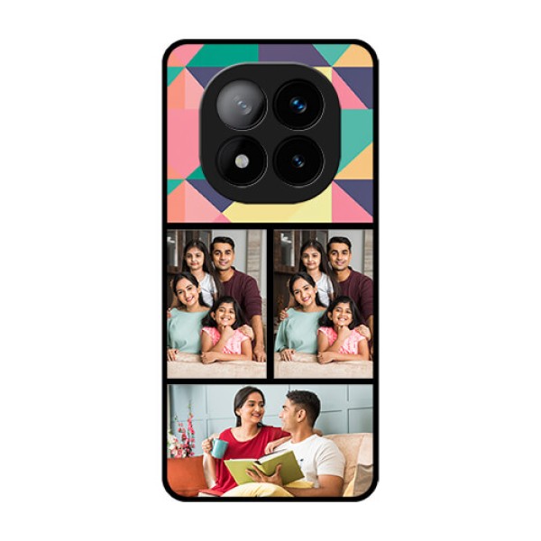 Redmi Note 14 Pro Plus 5G Custom Glass Phone CaseBulk Pic Upload Design