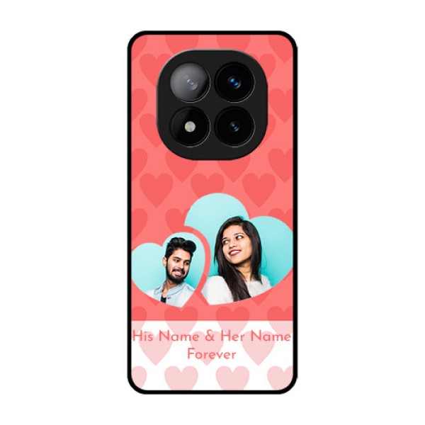 Redmi Note 14 Pro Plus 5G Custom Glass Phone CaseCouple Pic Upload Design Redmi Note 14 Pro Plus 5G Custom Glass Phone CaseCouple Pic Upload Design
