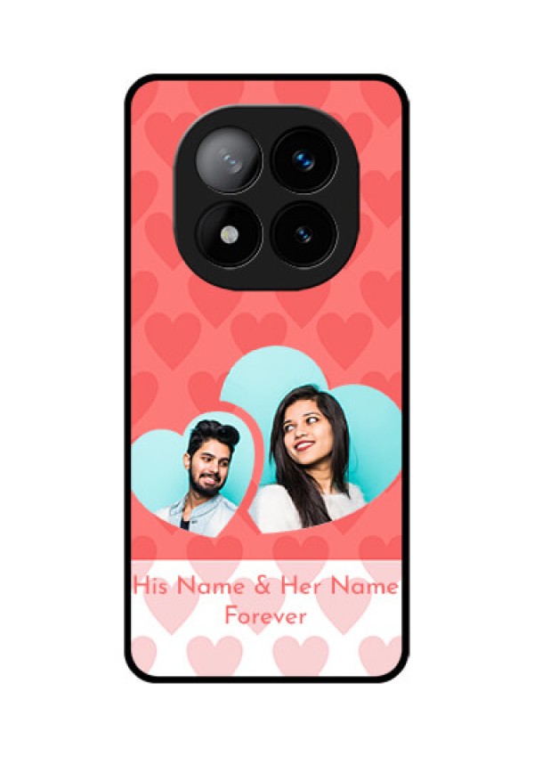 Redmi Note 14 Pro Plus 5G Custom Glass Phone CaseCouple Pic Upload Design