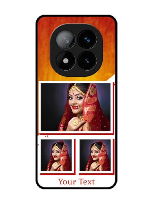 Custom Redmi Note 14 Pro Plus 5G Custom Glass Phone CaseWedding Memories Design