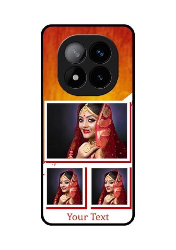 Redmi Note 14 Pro Plus 5G Custom Glass Phone CaseWedding Memories Design