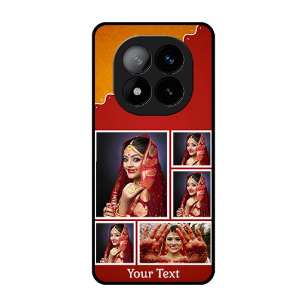 Redmi Note 14 Pro Plus 5G Custom Glass Phone CaseWedding Pic Upload Design Redmi Note 14 Pro Plus 5G Custom Glass Phone CaseWedding Pic Upload Design