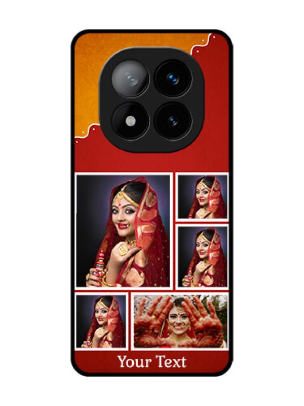 Custom Redmi Note 14 Pro Plus 5G Custom Glass Phone CaseWedding Pic Upload Design