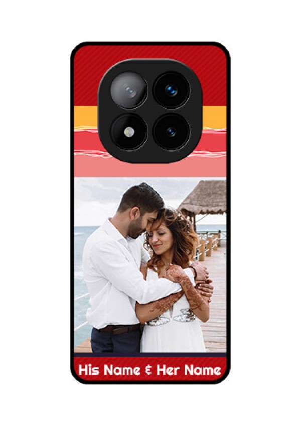 Redmi Note 14 Pro Plus 5G Custom Glass Phone CaseColorful Case Design