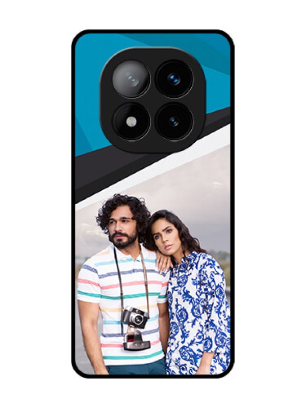 Custom Redmi Note 14 Pro Plus 5G Custom Glass Phone CaseSimple Pattern Photo Upload Design