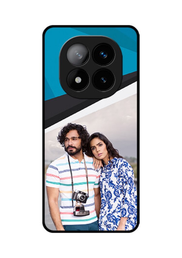 Redmi Note 14 Pro Plus 5G Custom Glass Phone CaseSimple Pattern Photo Upload Design