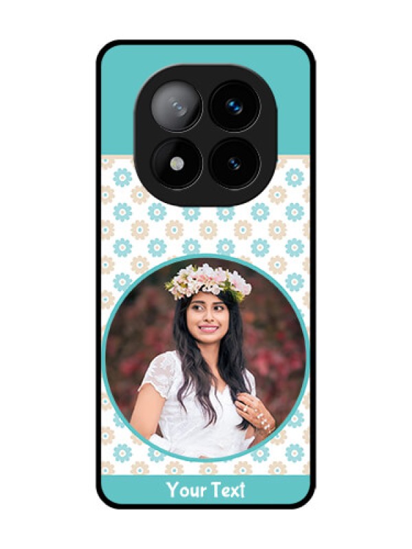 Custom Redmi Note 14 Pro Plus 5G Custom Glass Phone CaseBeautiful Flowers Design