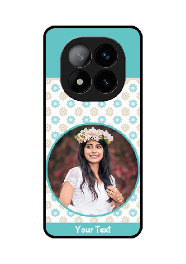 Redmi Note 14 Pro Plus 5G Custom Glass Phone CaseBeautiful Flowers Design