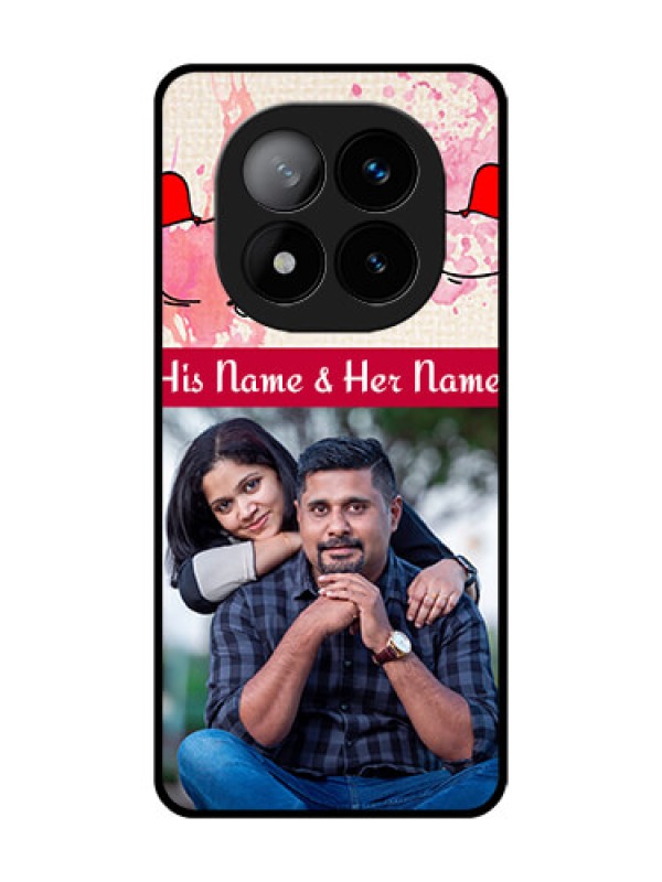 Custom Redmi Note 14 Pro Plus 5G Custom Glass Phone CaseYou And Me Case Design