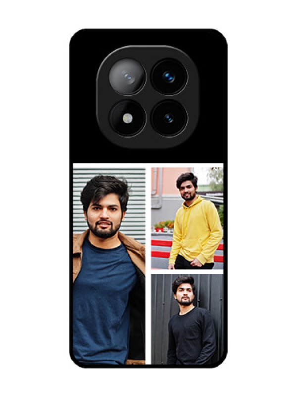 Custom Redmi Note 14 Pro Plus 5G Custom Glass Phone CaseUpload Multiple Picture Design