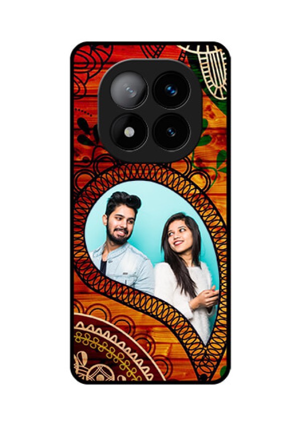 Redmi Note 14 Pro Plus 5G Custom Glass Phone CaseAbstract Colorful Design