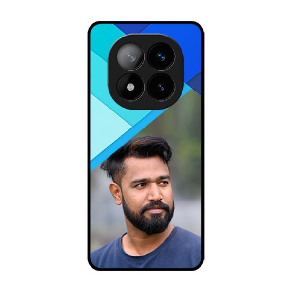 Redmi Note 14 Pro Plus 5G Custom Glass Phone CaseBlue Pattern Design