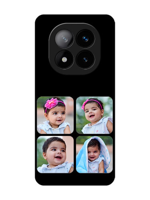 Custom Redmi Note 14 Pro Plus 5G Custom Glass Phone CaseMultiple Pictures Design