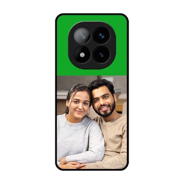 Redmi Note 14 Pro Plus 5G Custom Glass Phone CaseGreen Pattern Design