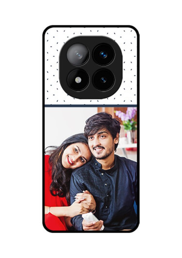 Redmi Note 14 Pro Plus 5G Custom Glass Phone CasePremium Dot Design