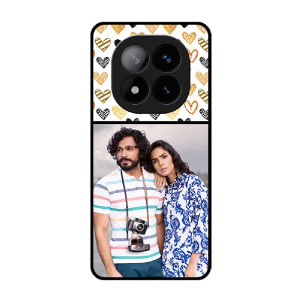 Redmi Note 14 Pro Plus 5G Custom Glass Phone CaseLove Symbol Design